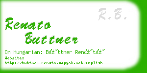 renato buttner business card